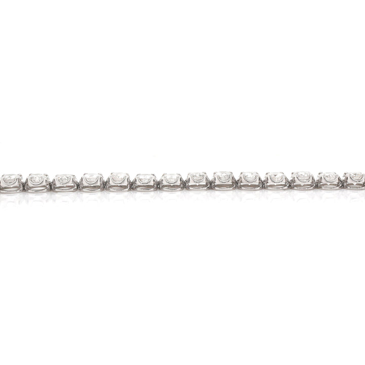 18CT White Gold 5.00CT Diamond Tennis Bracelet