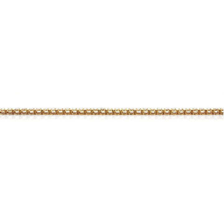 18CT Yellow Gold 1.00CT Diamond Tennis Bracelet