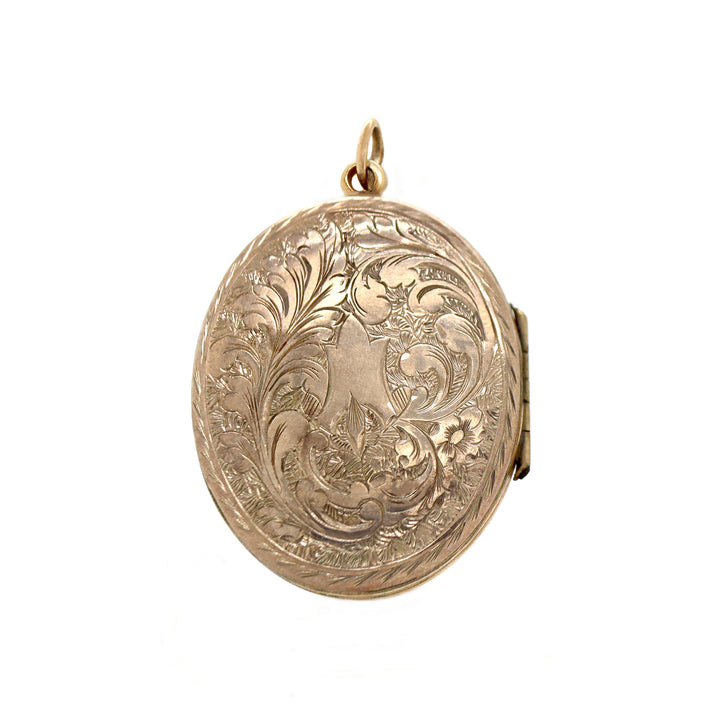 9CT Yellow Gold Antique Photo Locket